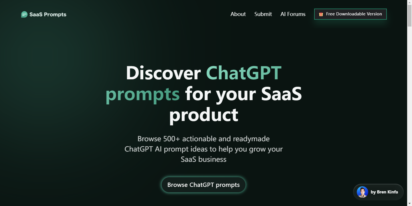 SaaS Prompts