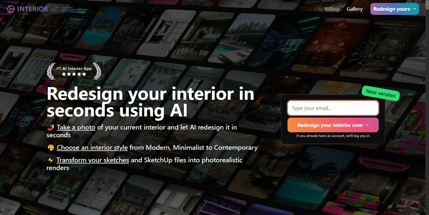 Interior AI:室内设计灵感