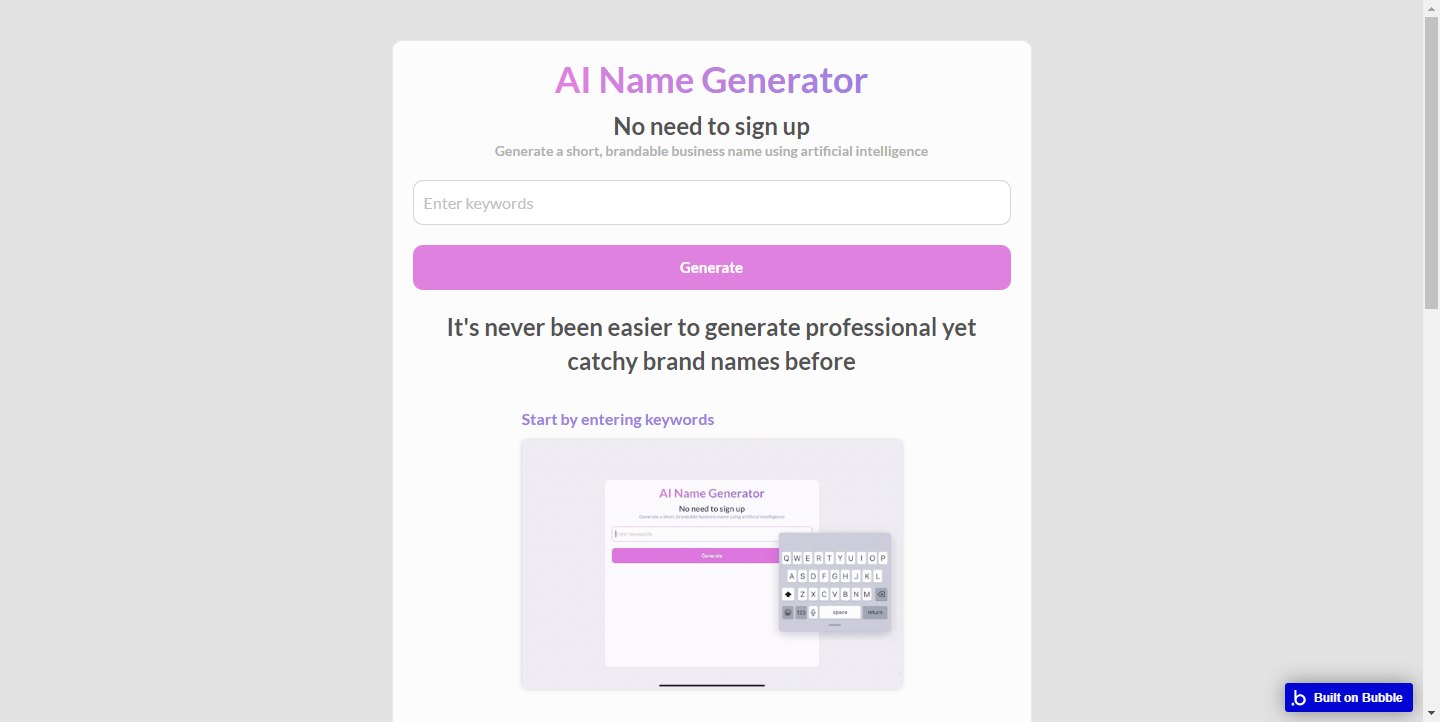 AI Name Generator